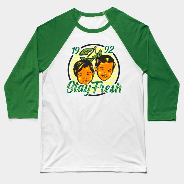 Stay Fresh Baseball T-Shirt by Errore